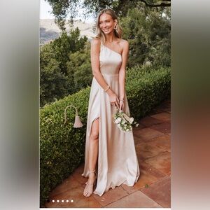 Show me your Mumu Shannon One Shoulder Dress